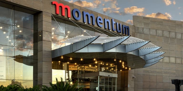 The entrance to the Momentum head office in Centurion.